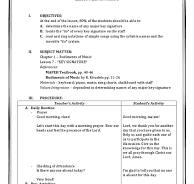 lesson plan music