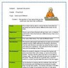 special education lesson plans