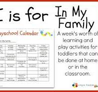 family lesson plan preschool