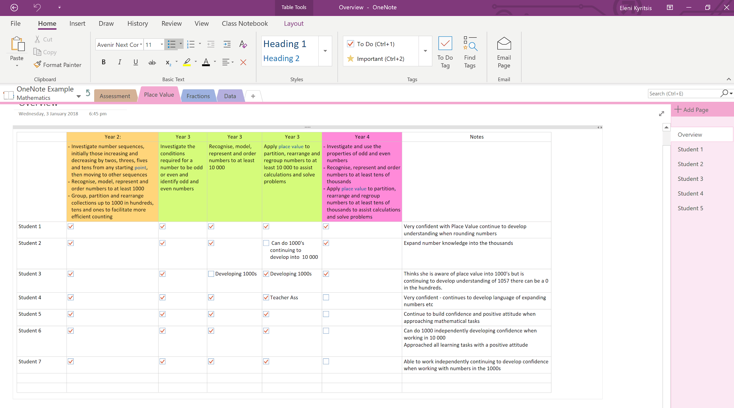 onenote learning tools