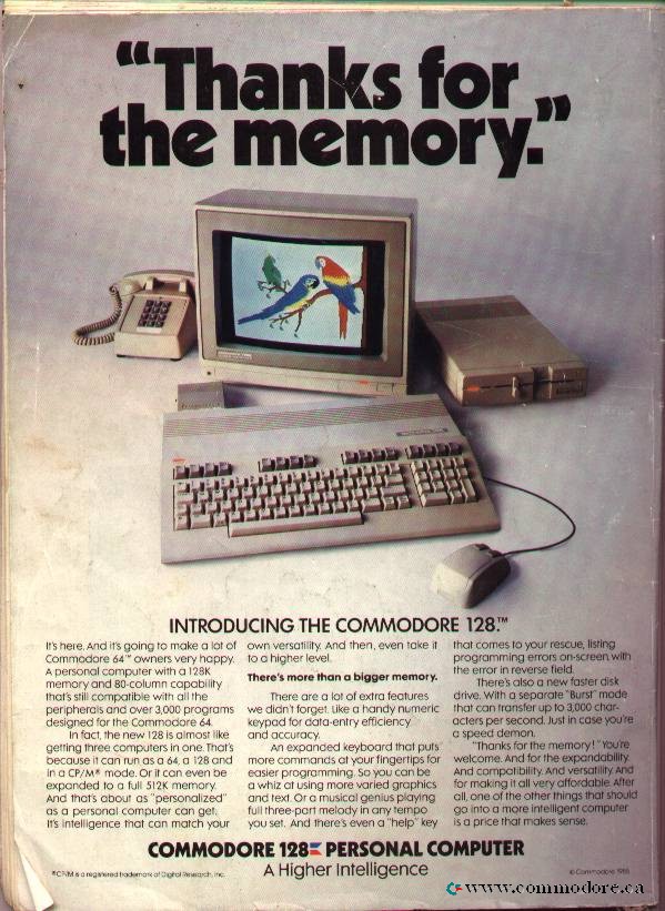 commodore b128