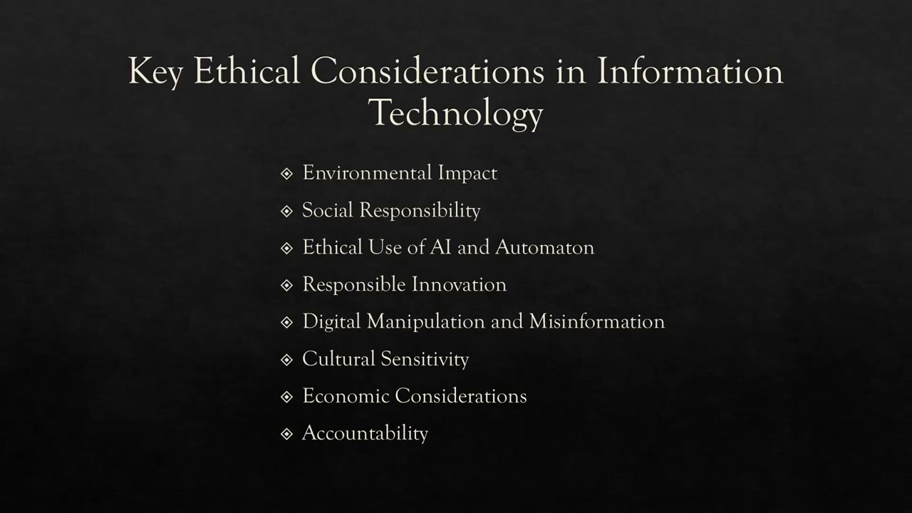 ethical impacts of technology